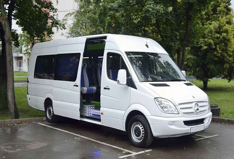 Заказ микроавтобуса для перевозки людей из Москвы в Кузнецк
